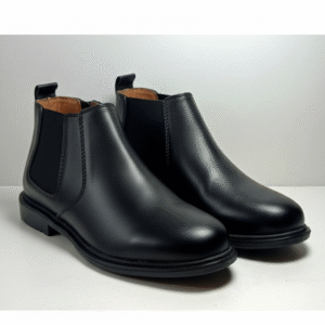 Synthetic Leather Chelsea Boot